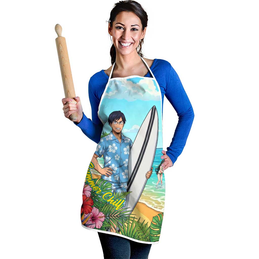 Tenya Iida Summer Chill Apron Tropical Anime Surf Escape