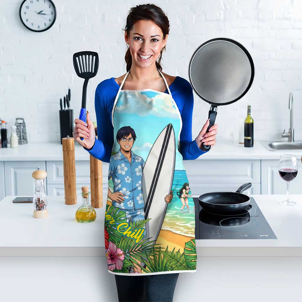 Tenya Iida Summer Chill Apron Tropical Anime Surf Escape