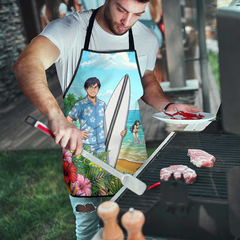 Tenya Iida Summer Chill Apron Tropical Anime Surf Escape