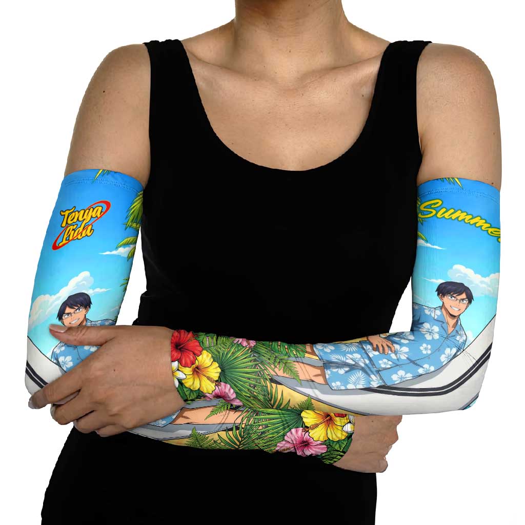 Tenya Iida Summer Chill Arm Sleeves Tropical Anime Surf Escape