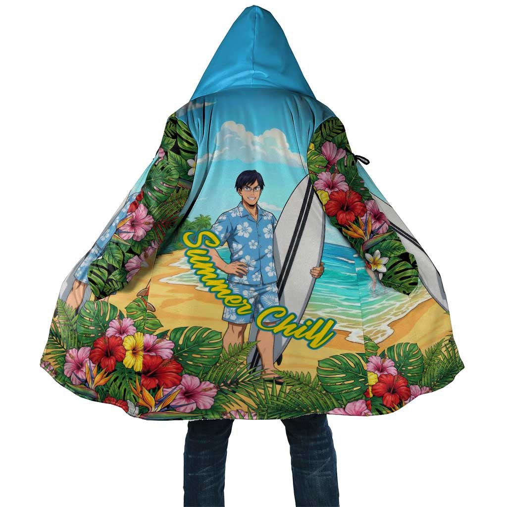 Tenya Iida Summer Chill Cloak Tropical Anime Surf Escape