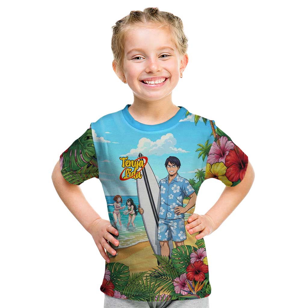 Tenya Iida Summer Chill Kid T Shirt Tropical Anime Surf Escape