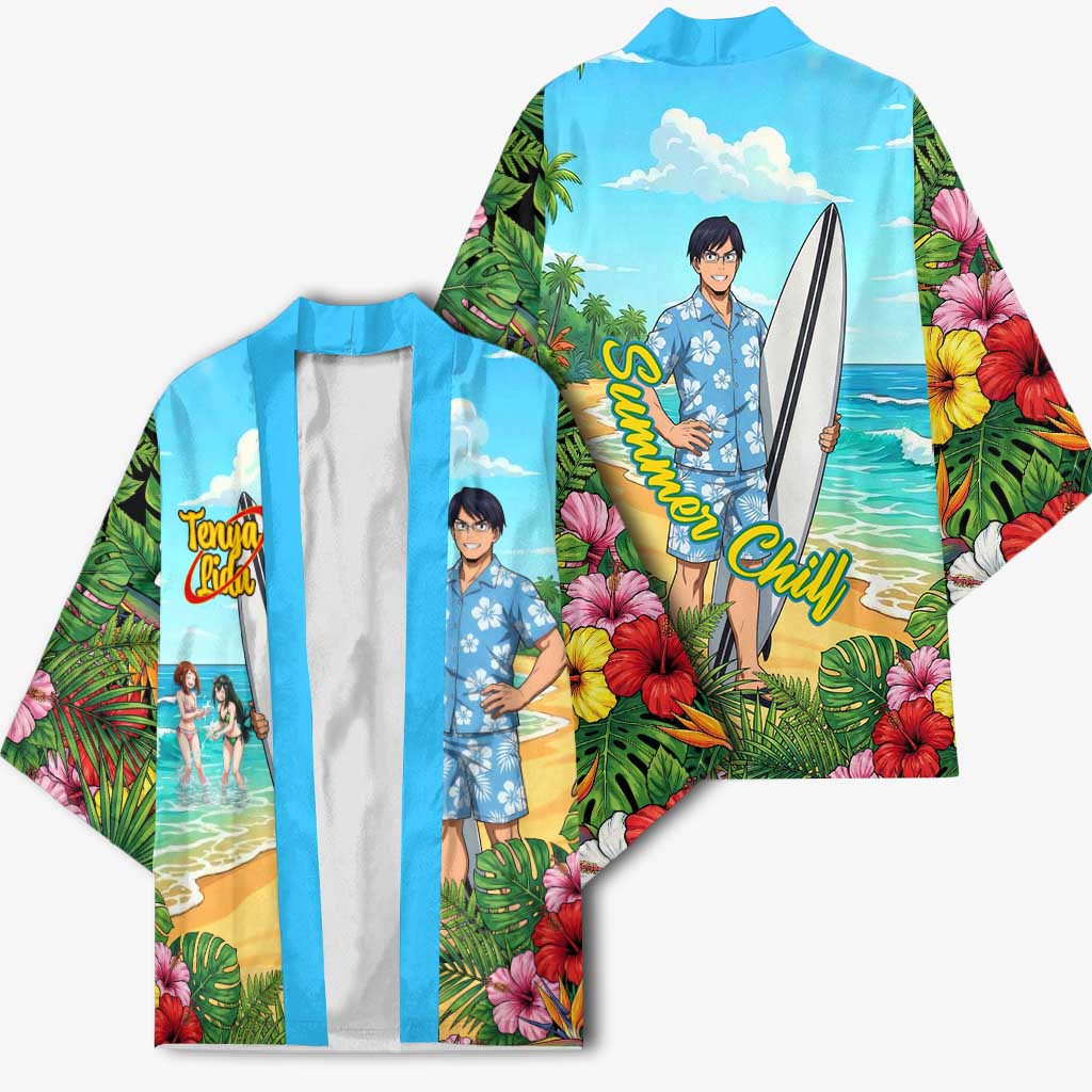 Tenya Iida Summer Chill Kimono Tropical Anime Surf Escape