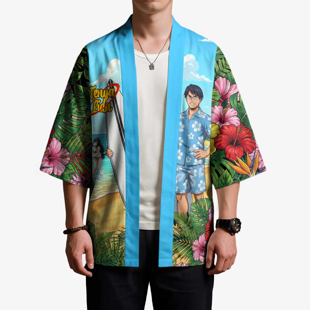 Tenya Iida Summer Chill Kimono Tropical Anime Surf Escape