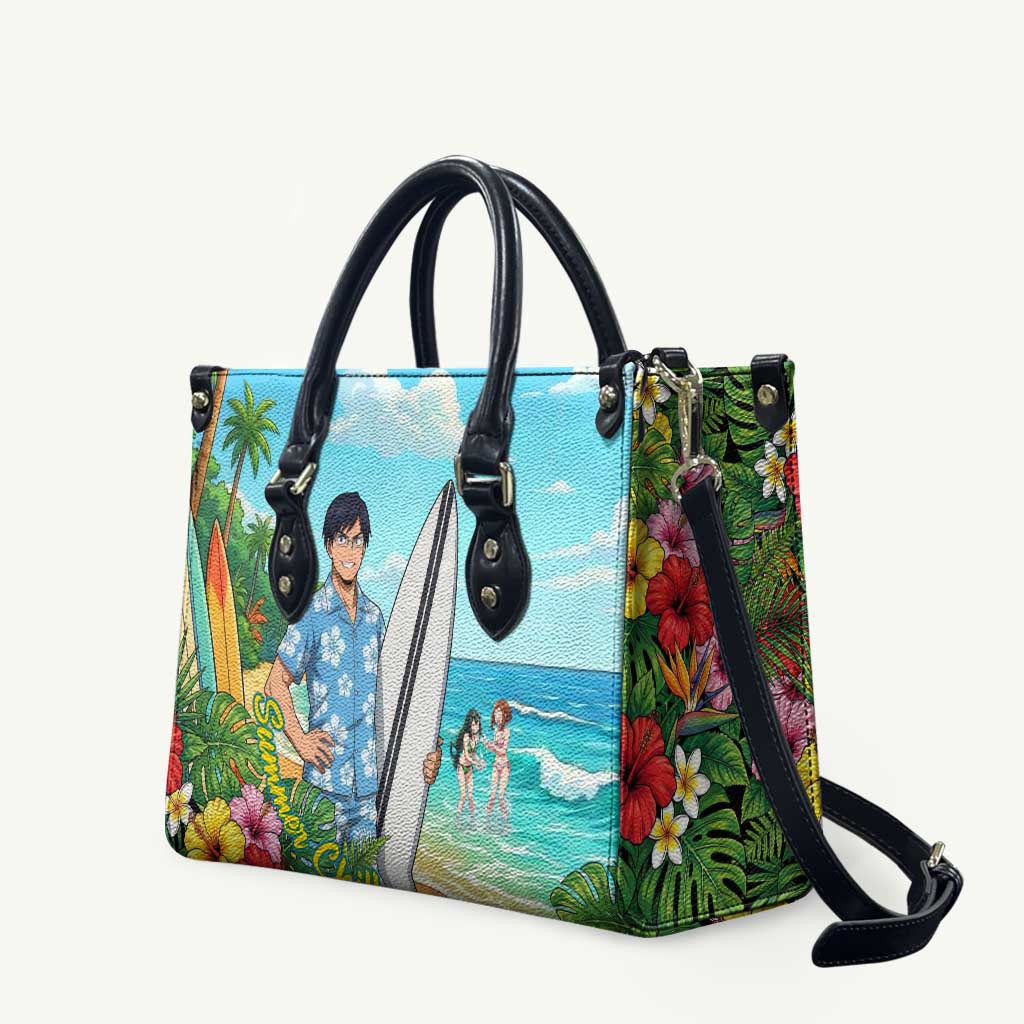 Tenya Iida Summer Chill Leather Bag Tropical Anime Surf Escape