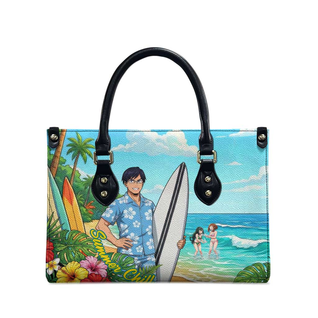 Tenya Iida Summer Chill Leather Bag Tropical Anime Surf Escape