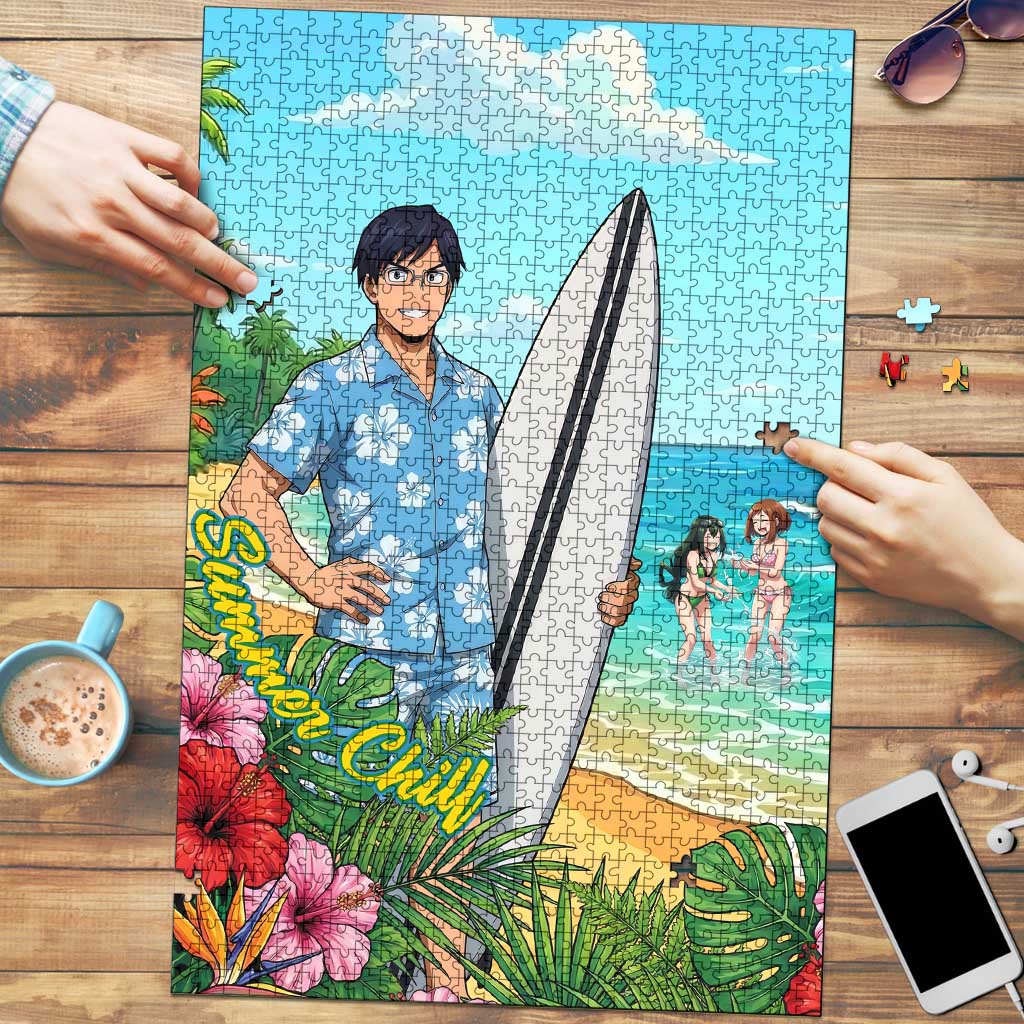 Tenya Iida Summer Chill Puzzle Tropical Anime Surf Escape