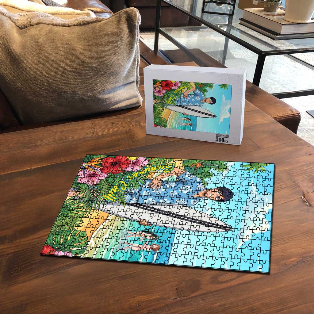 Tenya Iida Summer Chill Puzzle Tropical Anime Surf Escape