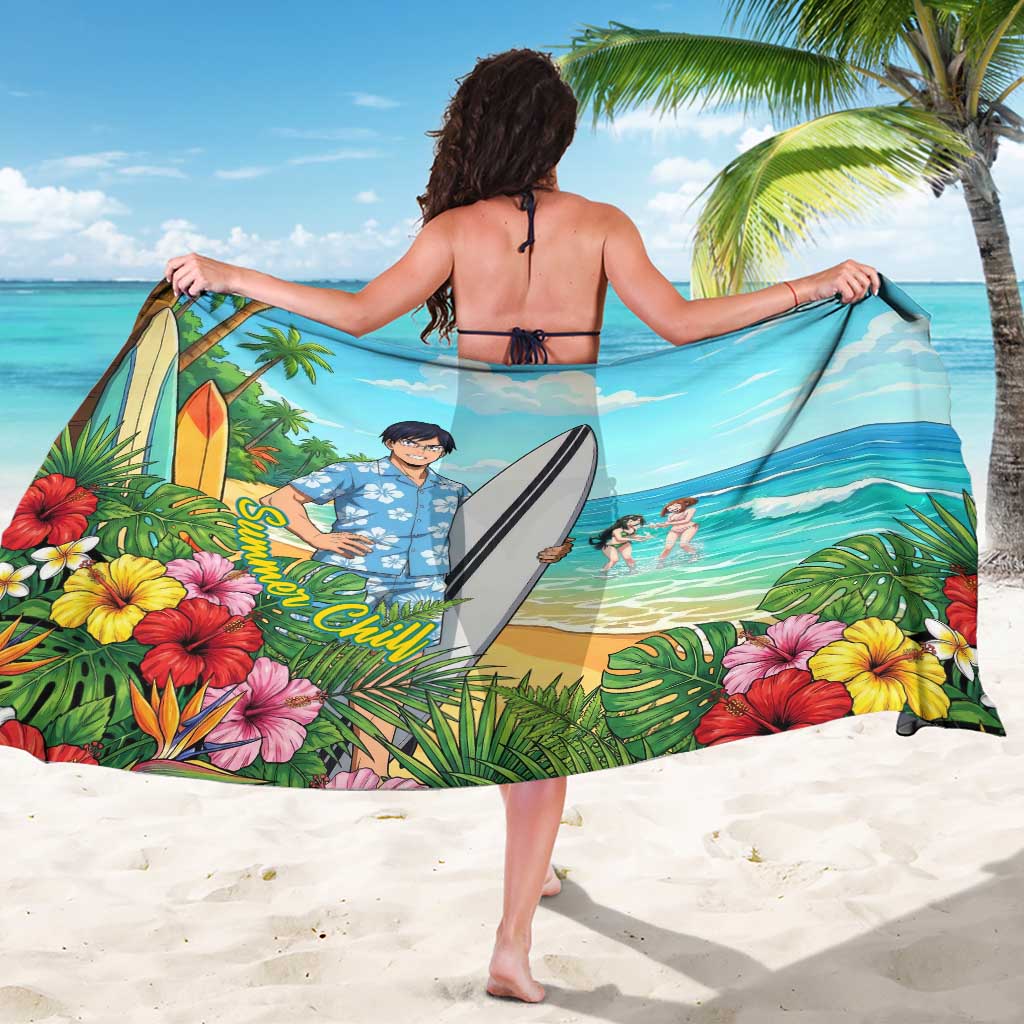 Tenya Iida Summer Chill Sarong Tropical Anime Surf Escape