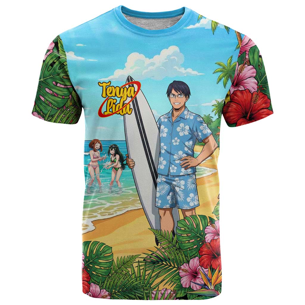 Tenya Iida Summer Chill T Shirt Tropical Anime Surf Escape