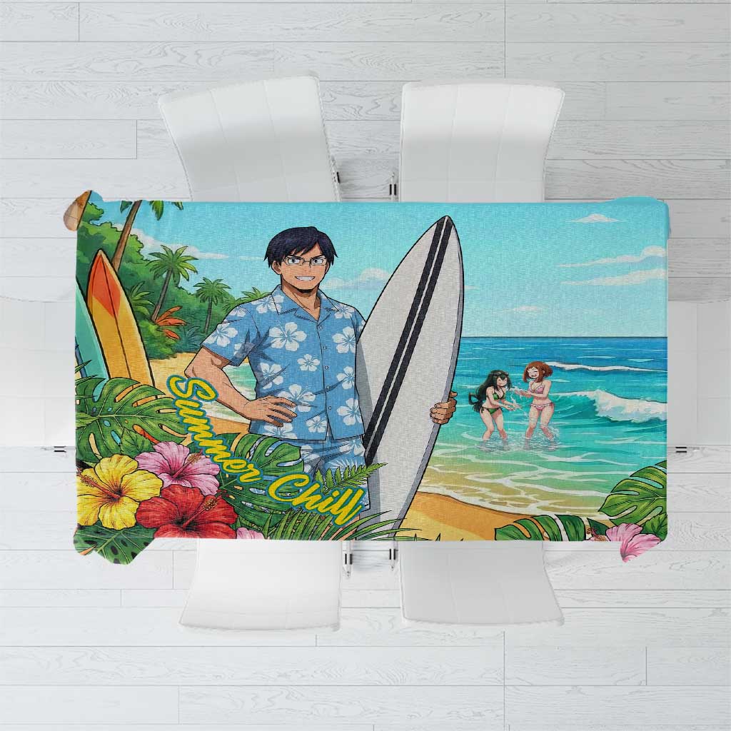 Tenya Iida Summer Chill Tablecloth Tropical Anime Surf Escape