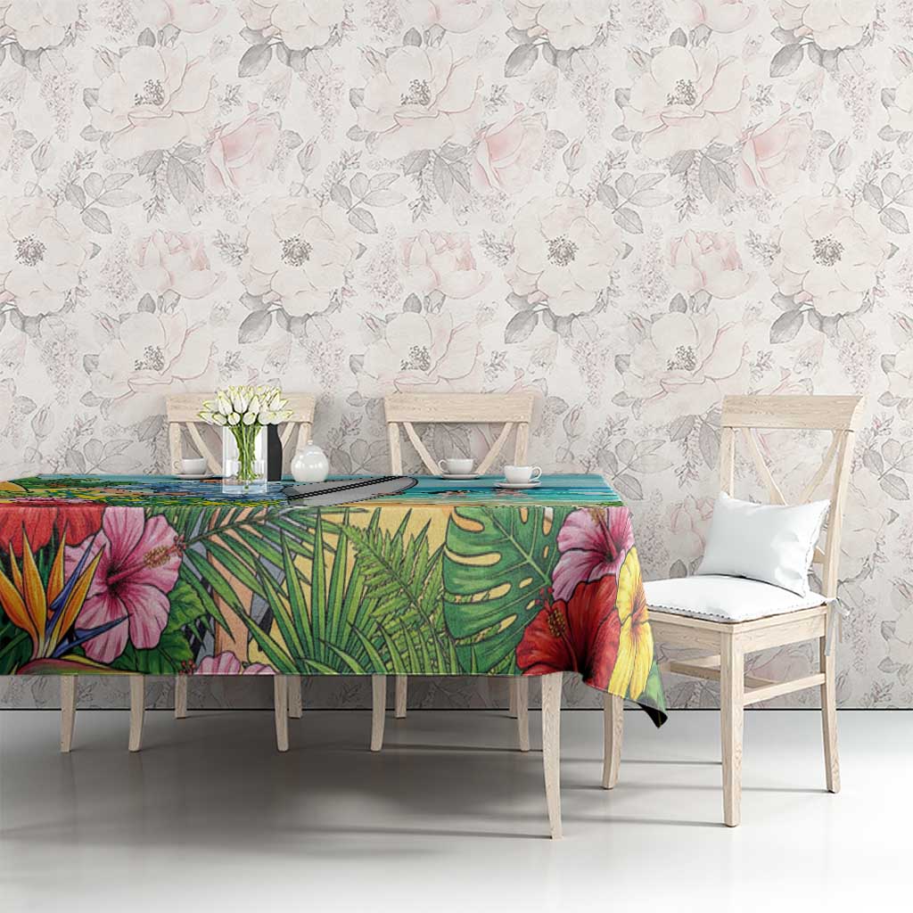 Tenya Iida Summer Chill Tablecloth Tropical Anime Surf Escape