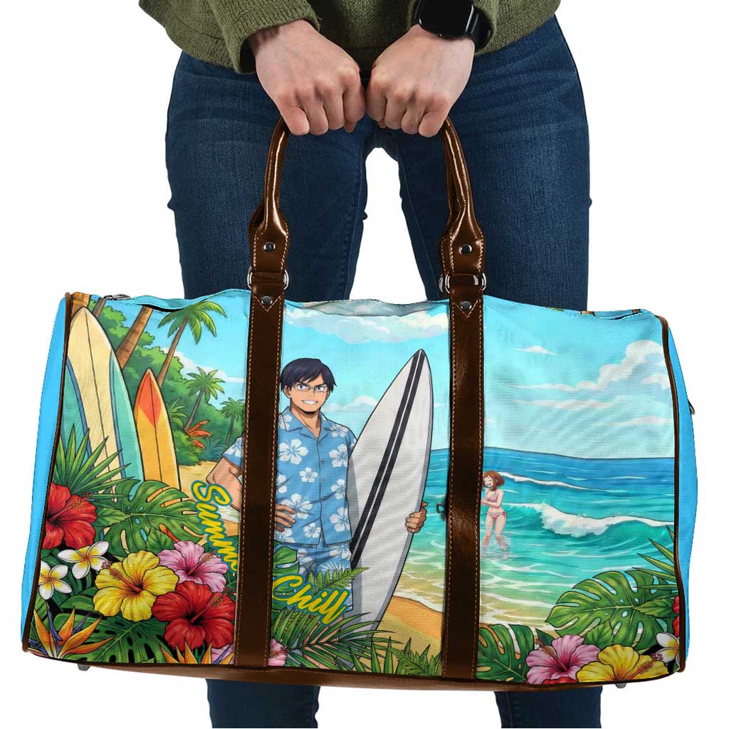 Tenya Iida Summer Chill Travel Bag Tropical Anime Surf Escape