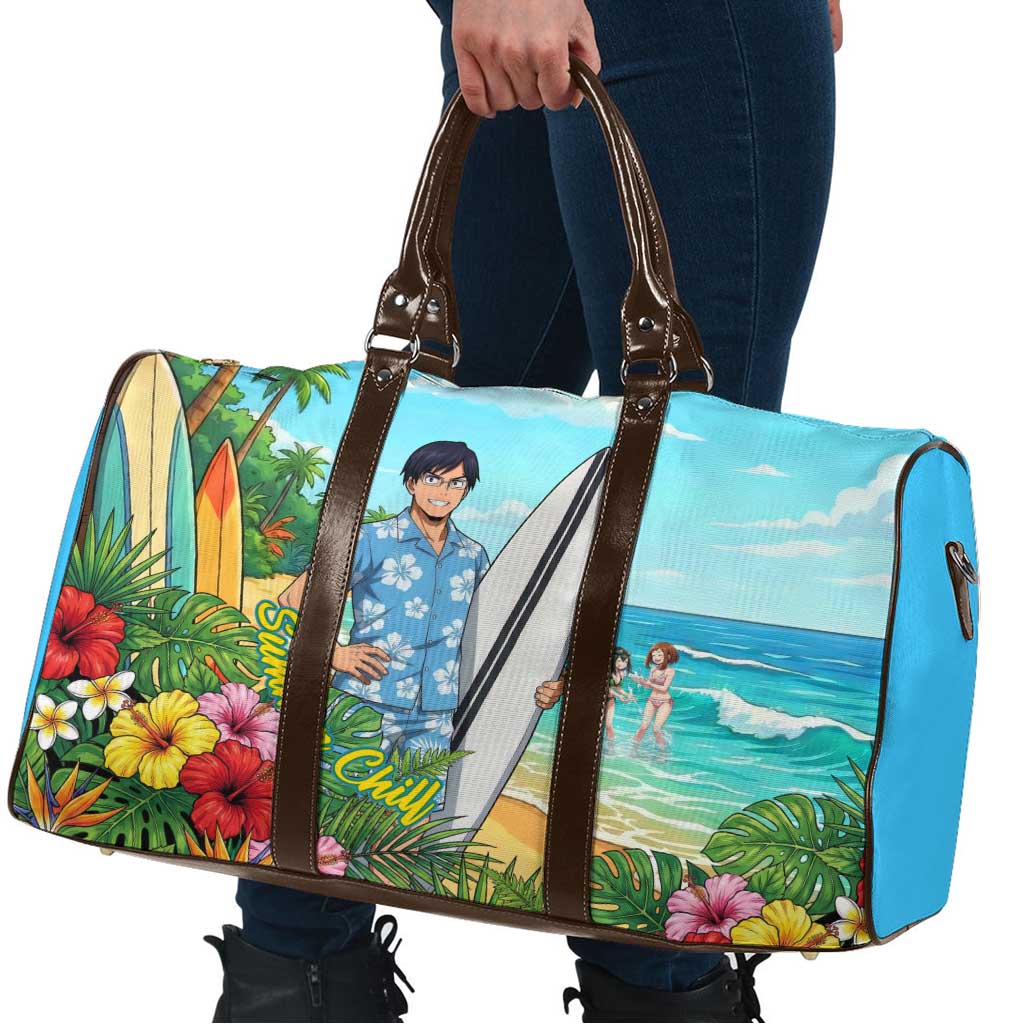 Tenya Iida Summer Chill Travel Bag Tropical Anime Surf Escape
