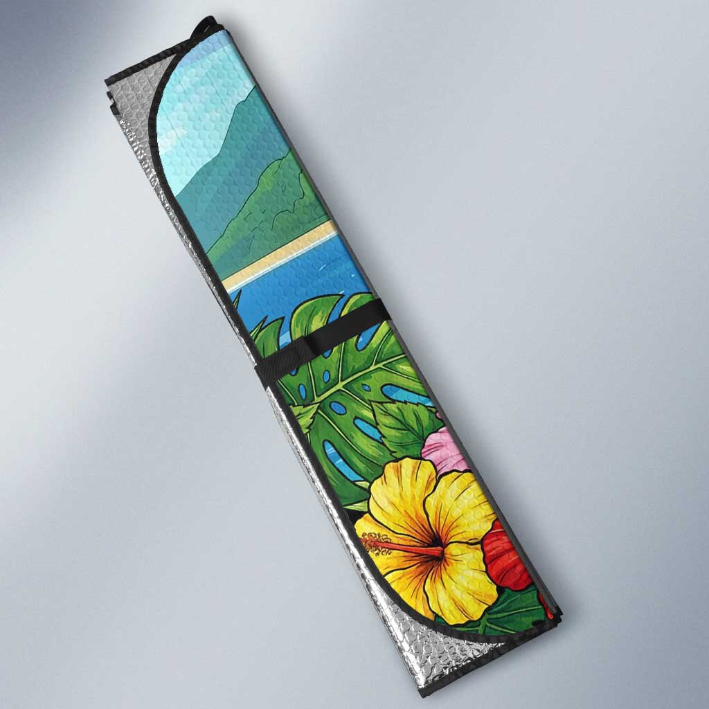 Mina Ashido Summer Chill Auto Sun Shade Tropical Anime Cocktail Vibes