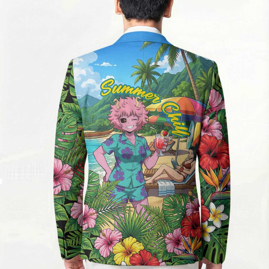 Mina Ashido Summer Chill Blazer Tropical Anime Cocktail Vibes