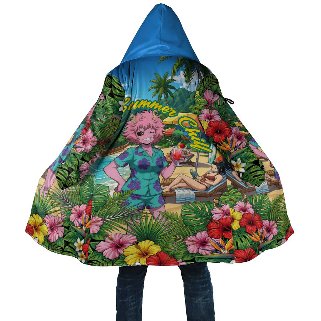 Mina Ashido Summer Chill Cloak Tropical Anime Cocktail Vibes