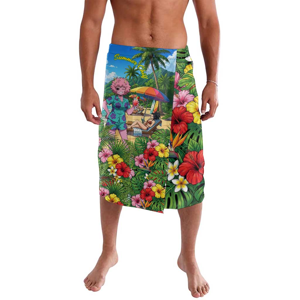 Mina Ashido Summer Chill Lavalava Tropical Anime Cocktail Vibes