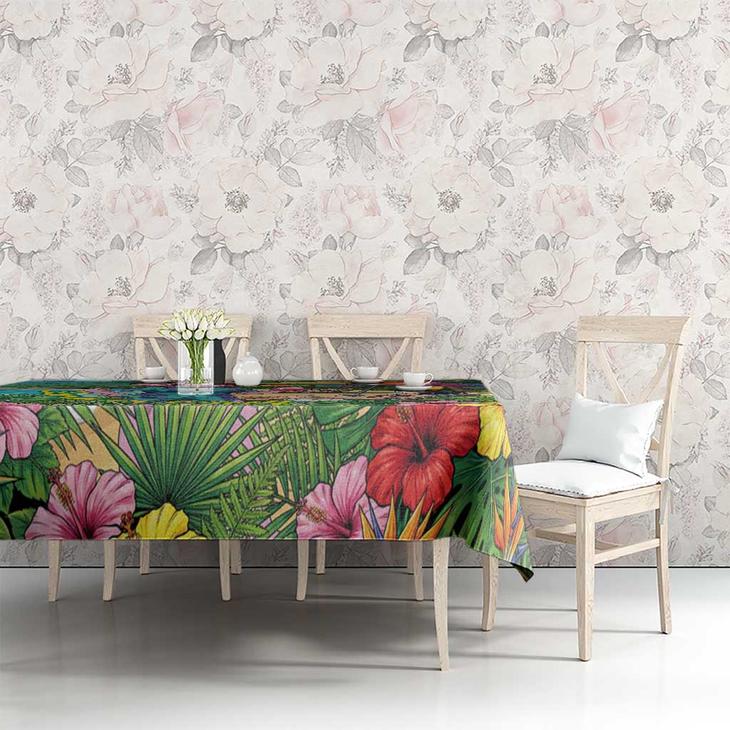 Mina Ashido Summer Chill Tablecloth Tropical Anime Cocktail Vibes