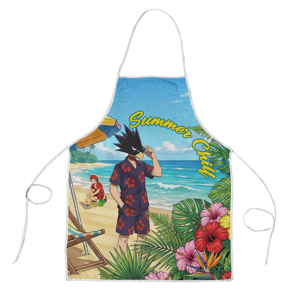 Fumikage Tokoyami Summer Chill Apron Tropical Anime Beach Mood