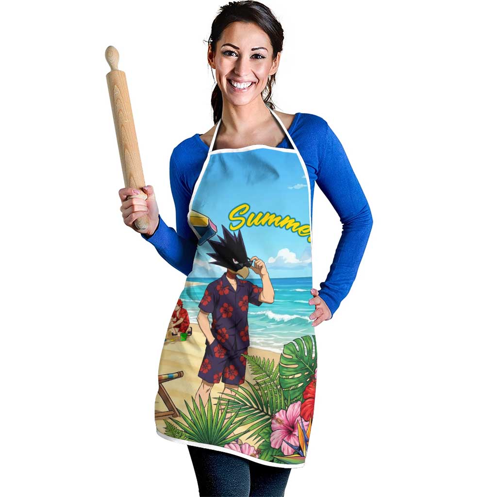 Fumikage Tokoyami Summer Chill Apron Tropical Anime Beach Mood