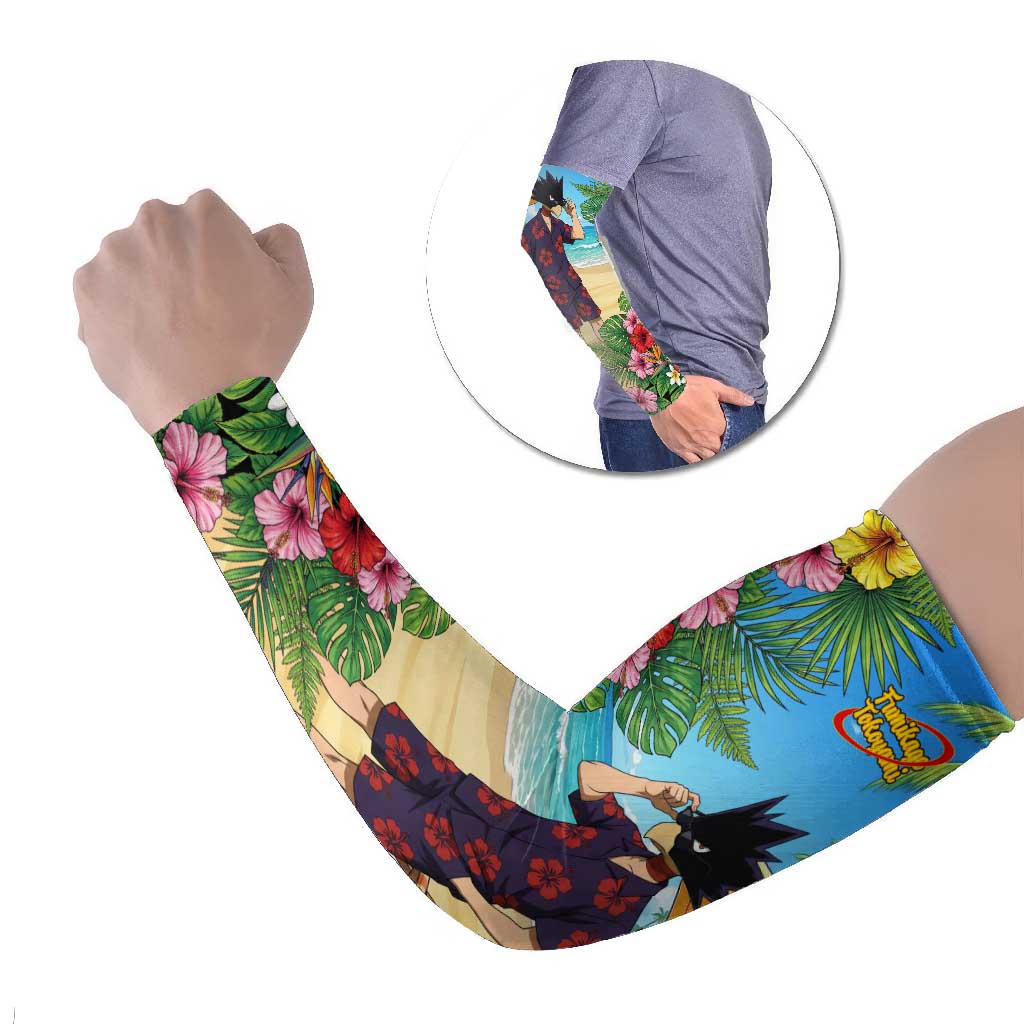 Fumikage Tokoyami Summer Chill Arm Sleeves Tropical Anime Beach Mood