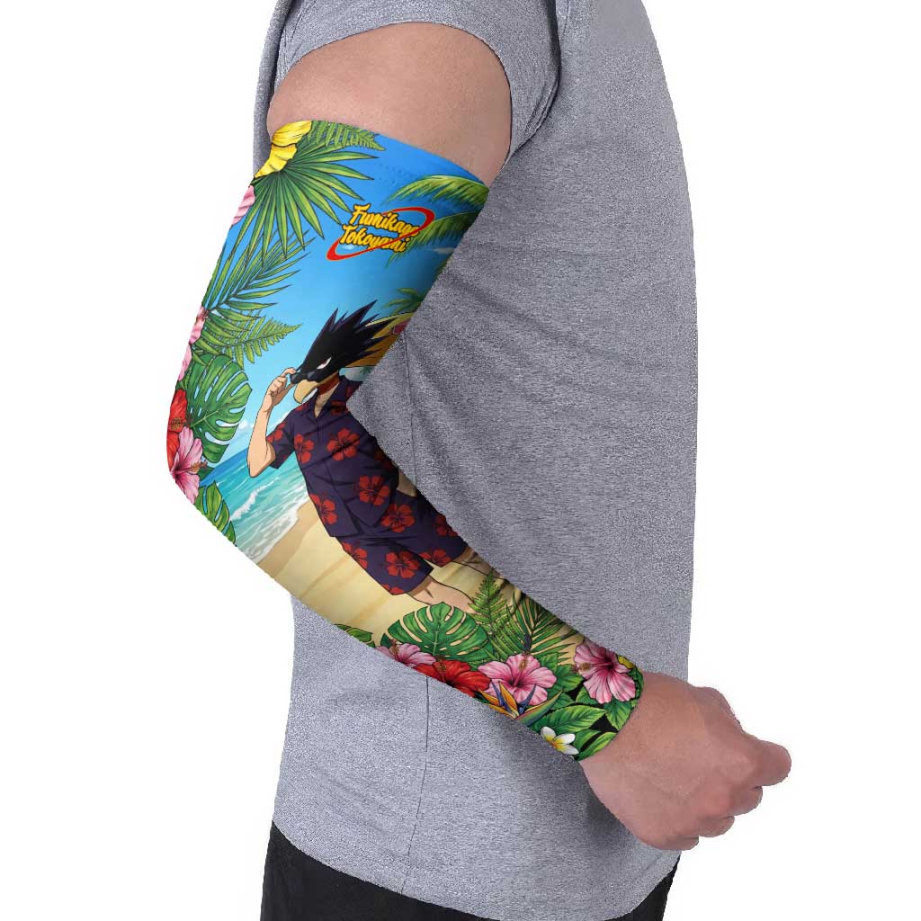 Fumikage Tokoyami Summer Chill Arm Sleeves Tropical Anime Beach Mood