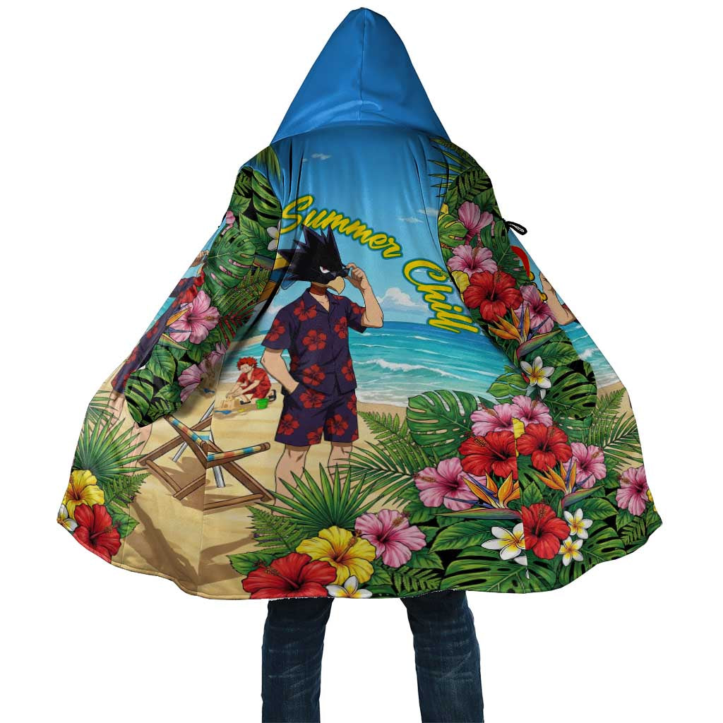 Fumikage Tokoyami Summer Chill Cloak Tropical Anime Beach Mood