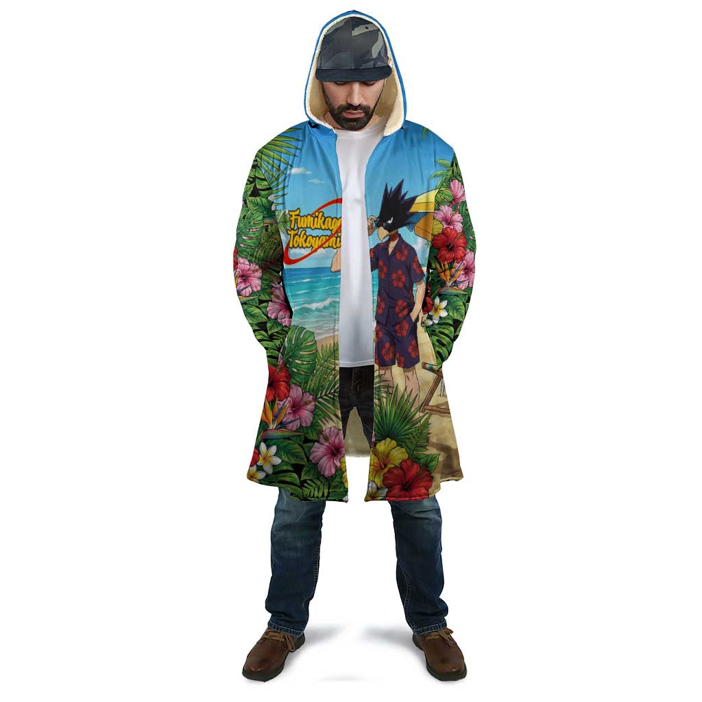 Fumikage Tokoyami Summer Chill Cloak Tropical Anime Beach Mood