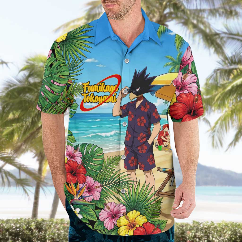 Fumikage Tokoyami Summer Chill Hawaiian Shirt Tropical Anime Beach Mood