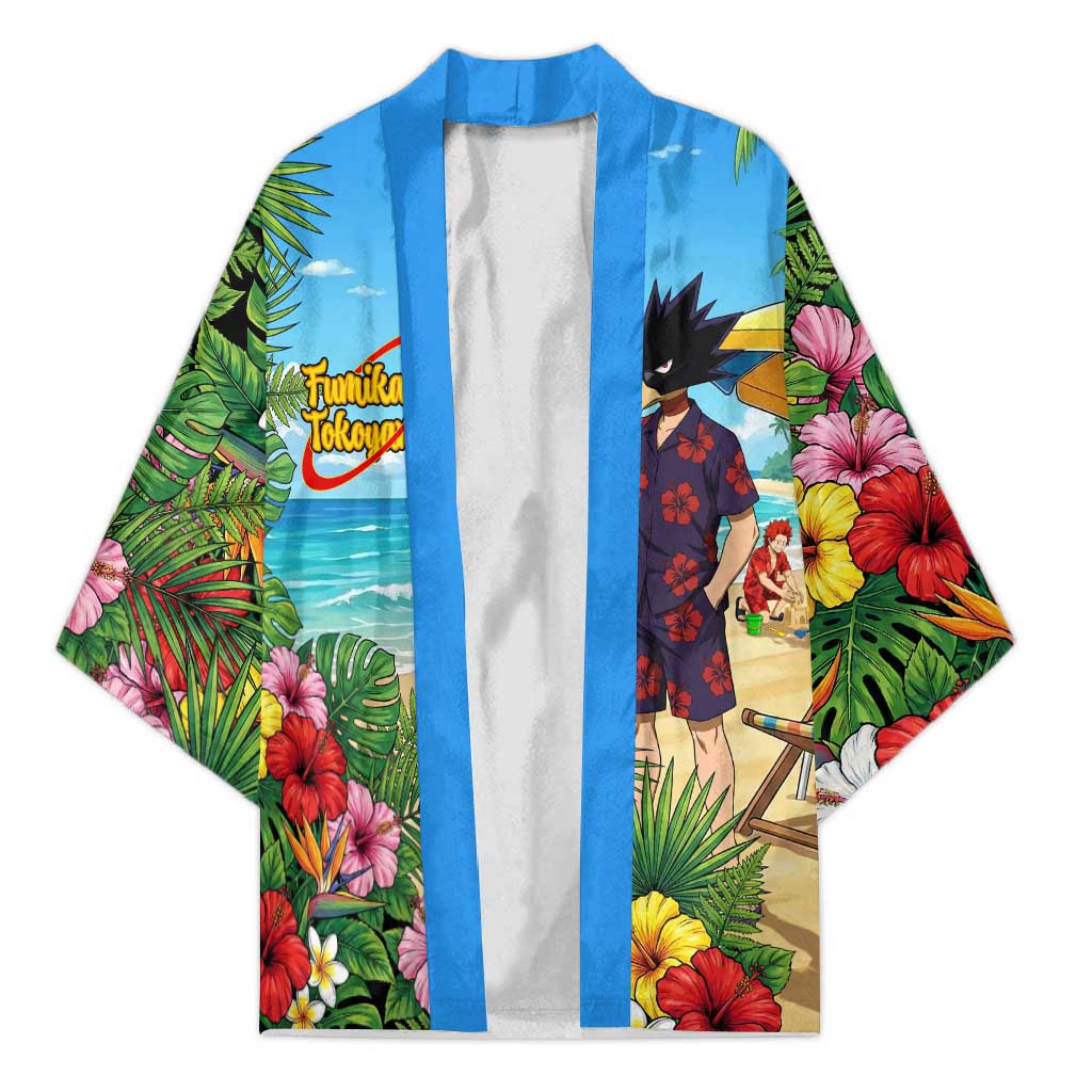 Fumikage Tokoyami Summer Chill Kimono Tropical Anime Beach Mood