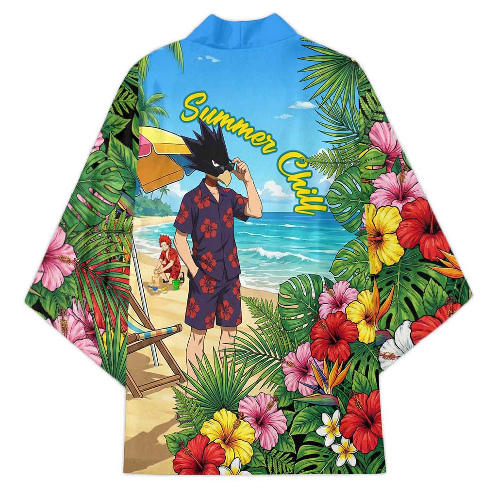 Fumikage Tokoyami Summer Chill Kimono Tropical Anime Beach Mood