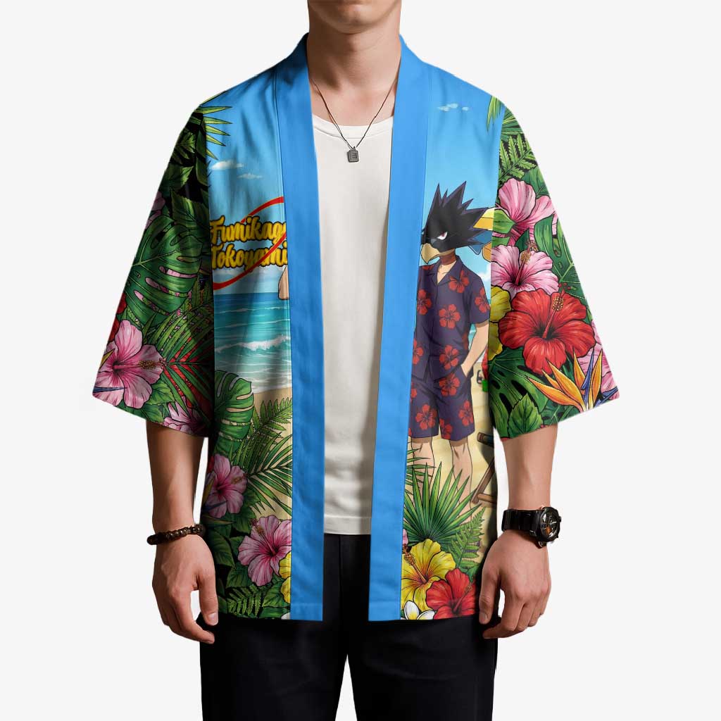 Fumikage Tokoyami Summer Chill Kimono Tropical Anime Beach Mood