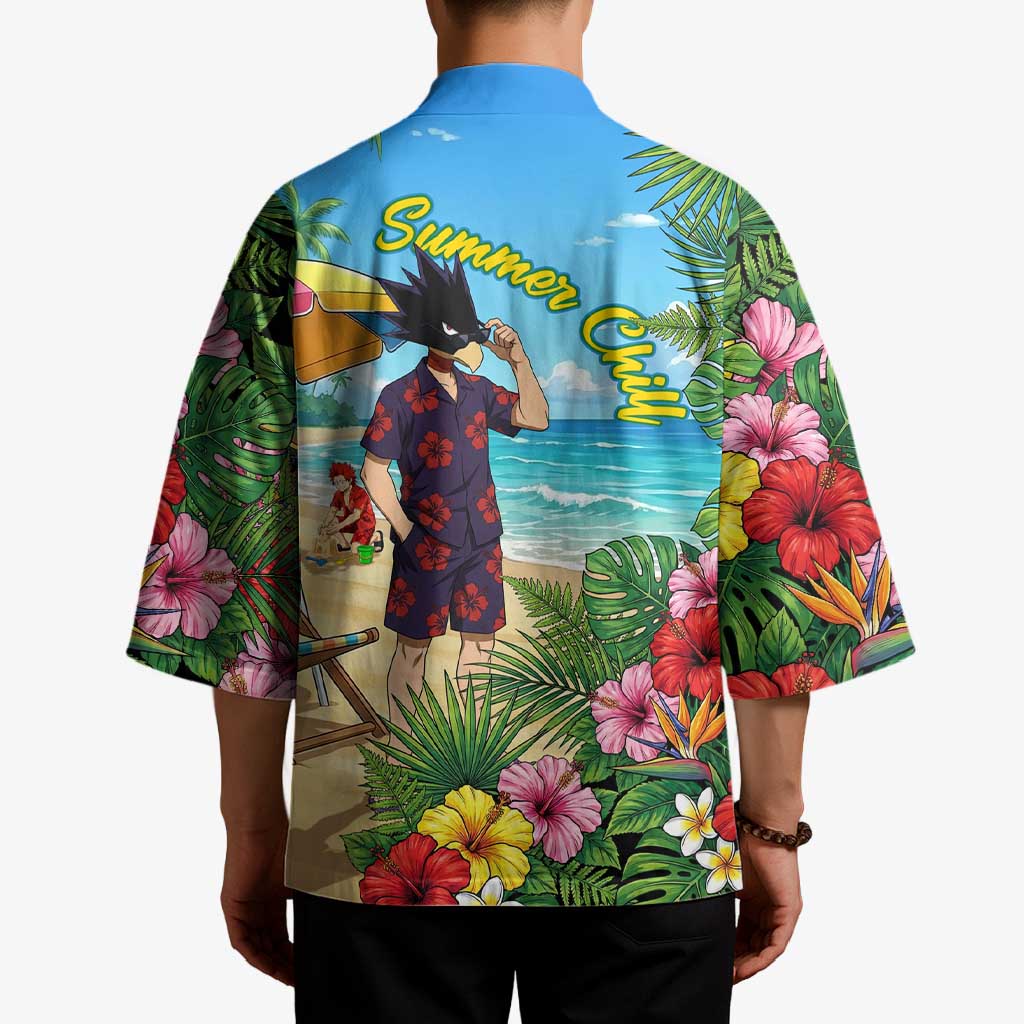 Fumikage Tokoyami Summer Chill Kimono Tropical Anime Beach Mood