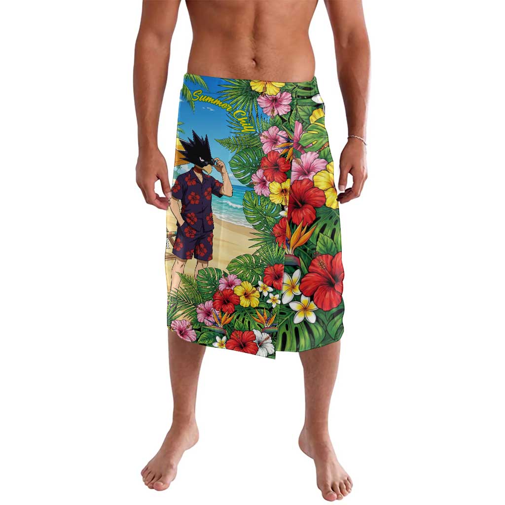 Fumikage Tokoyami Summer Chill Lavalava Tropical Anime Beach Mood