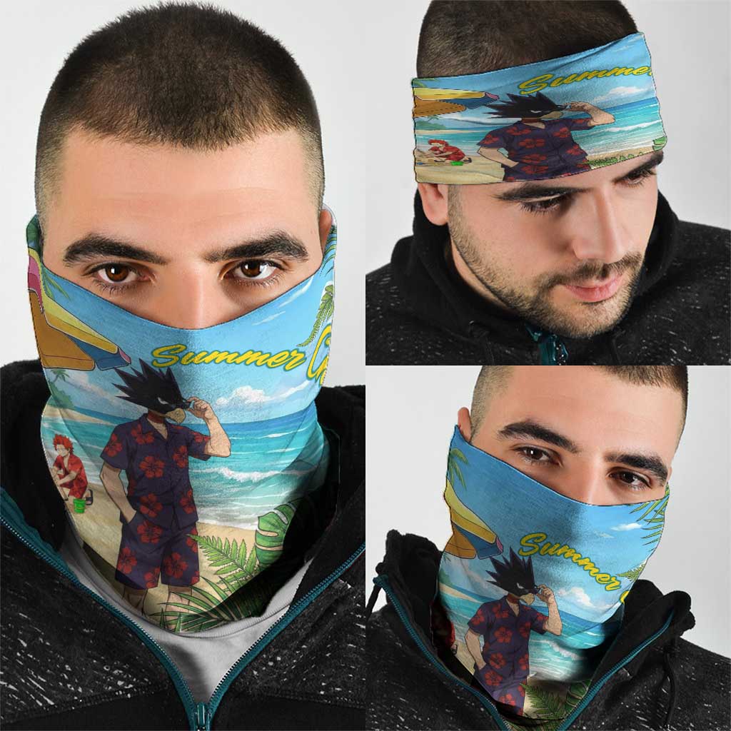 Fumikage Tokoyami Summer Chill Neck Gaiter Tropical Anime Beach Mood