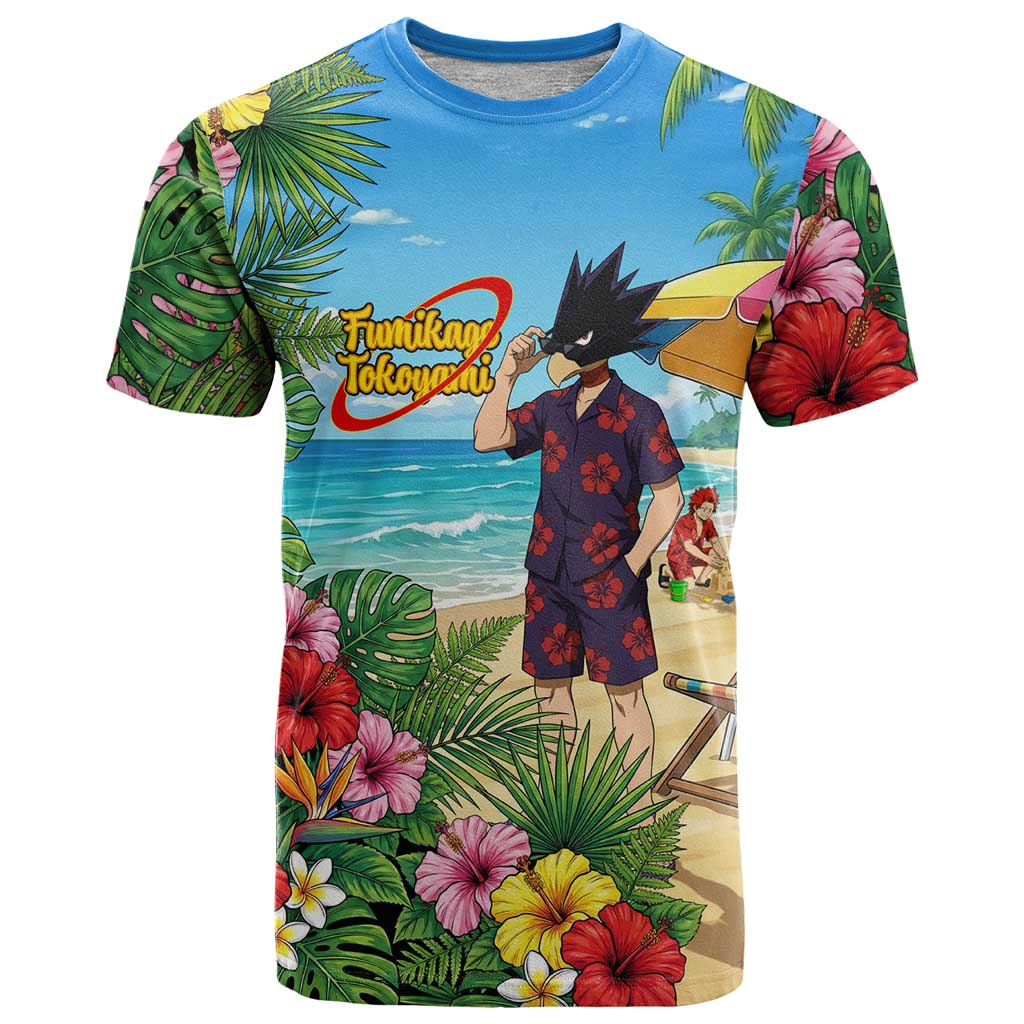 Fumikage Tokoyami Summer Chill T Shirt Tropical Anime Beach Mood
