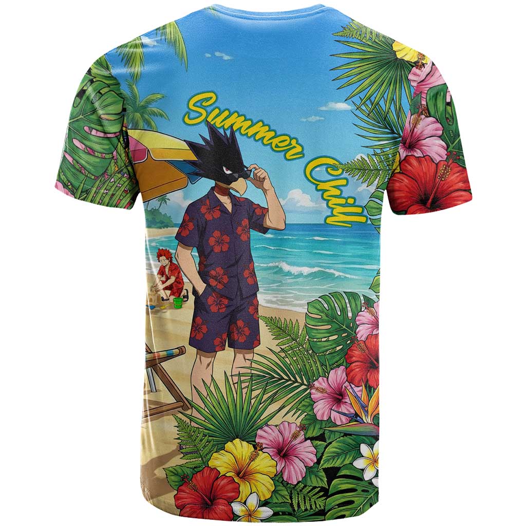 Fumikage Tokoyami Summer Chill T Shirt Tropical Anime Beach Mood
