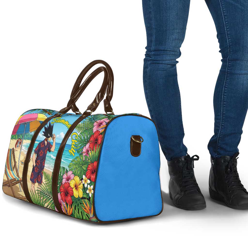 Fumikage Tokoyami Summer Chill Travel Bag Tropical Anime Beach Mood