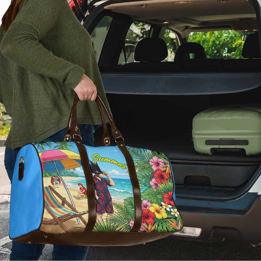 Fumikage Tokoyami Summer Chill Travel Bag Tropical Anime Beach Mood