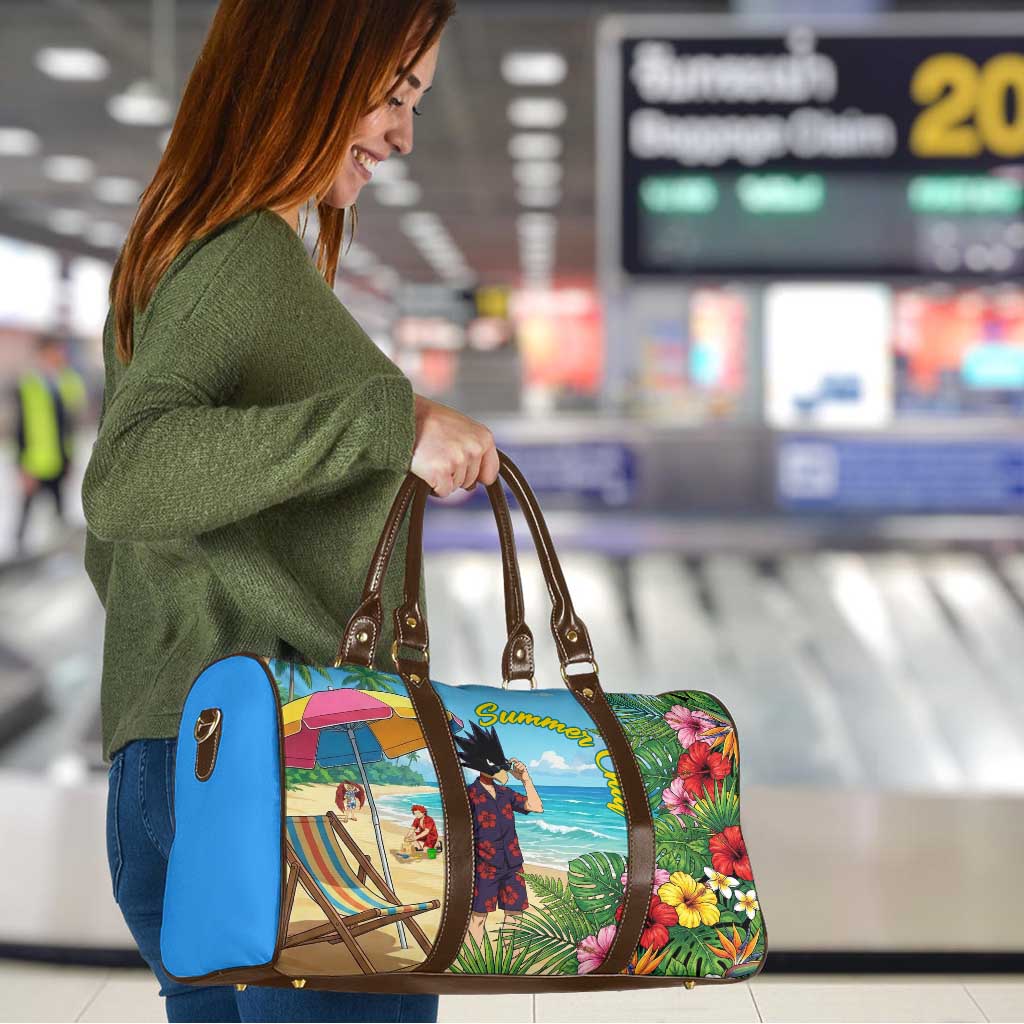 Fumikage Tokoyami Summer Chill Travel Bag Tropical Anime Beach Mood