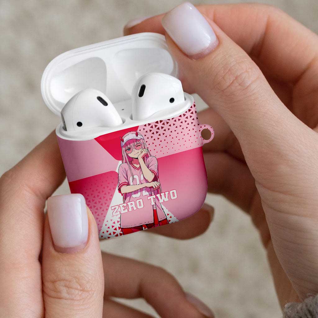 Zero Two AirPods Case Retro Baseball Anime Style