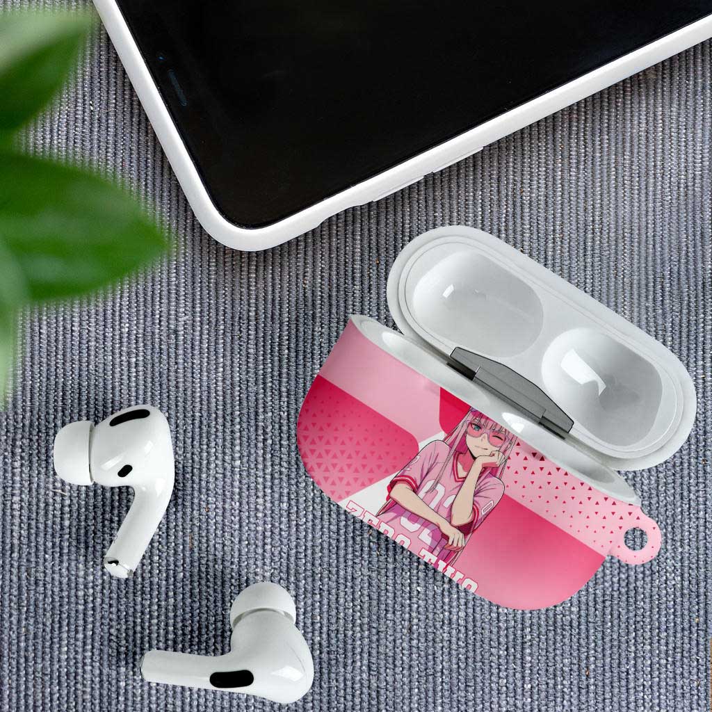 Zero Two AirPods Case Retro Baseball Anime Style