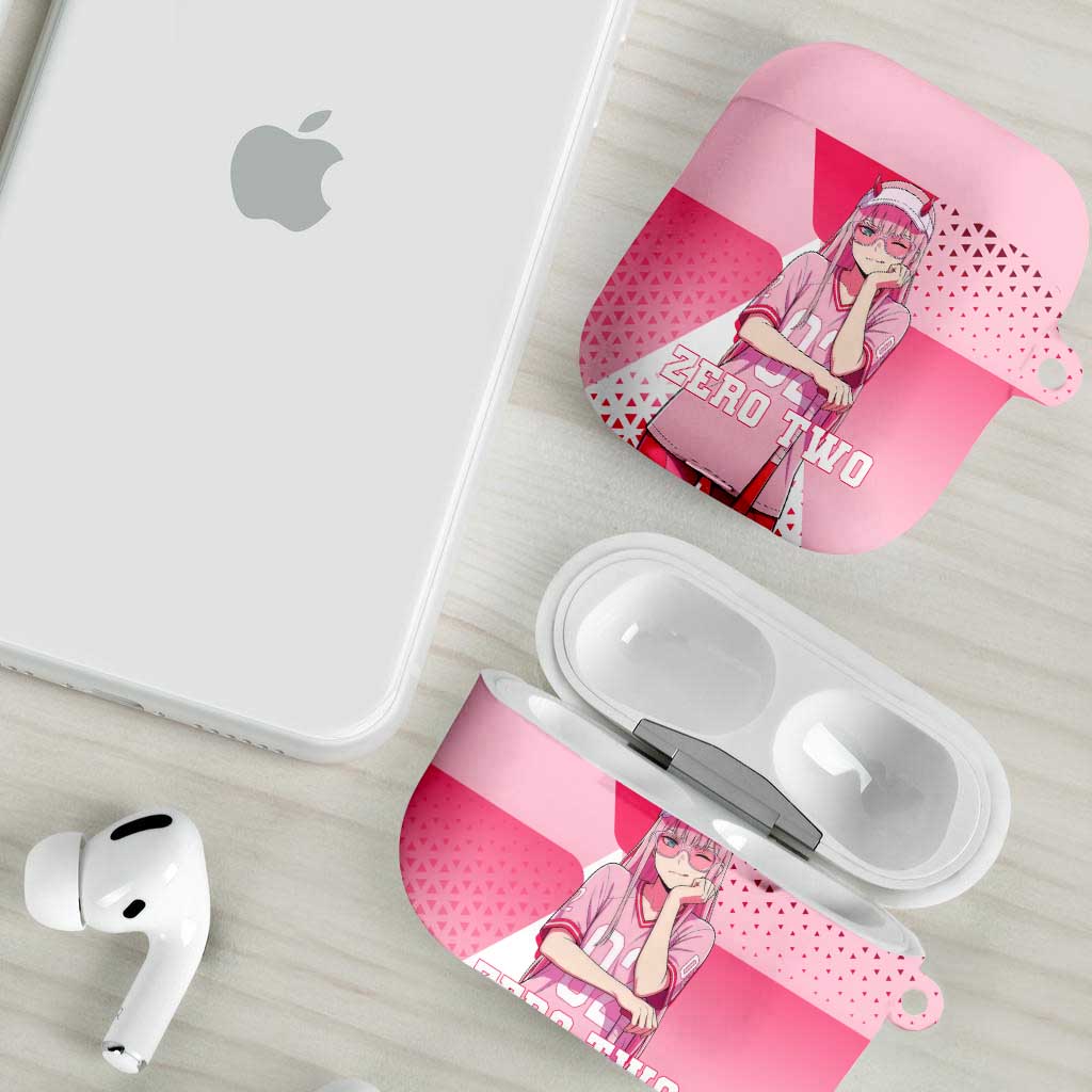 Zero Two AirPods Case Retro Baseball Anime Style