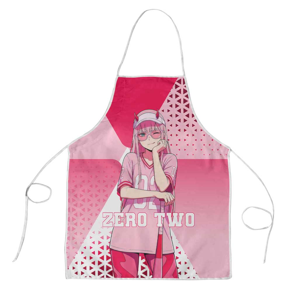Zero Two Apron Retro Baseball Anime Style