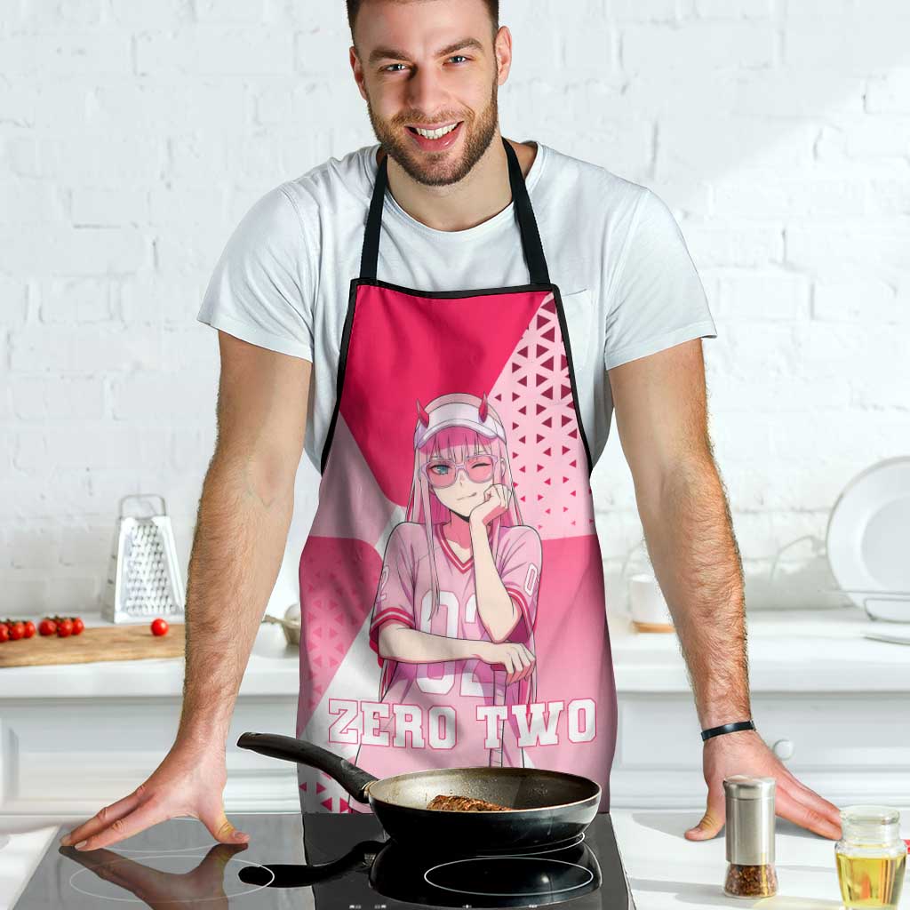 Zero Two Apron Retro Baseball Anime Style