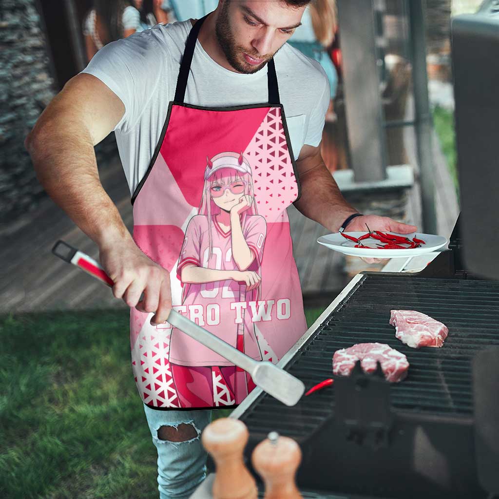 Zero Two Apron Retro Baseball Anime Style