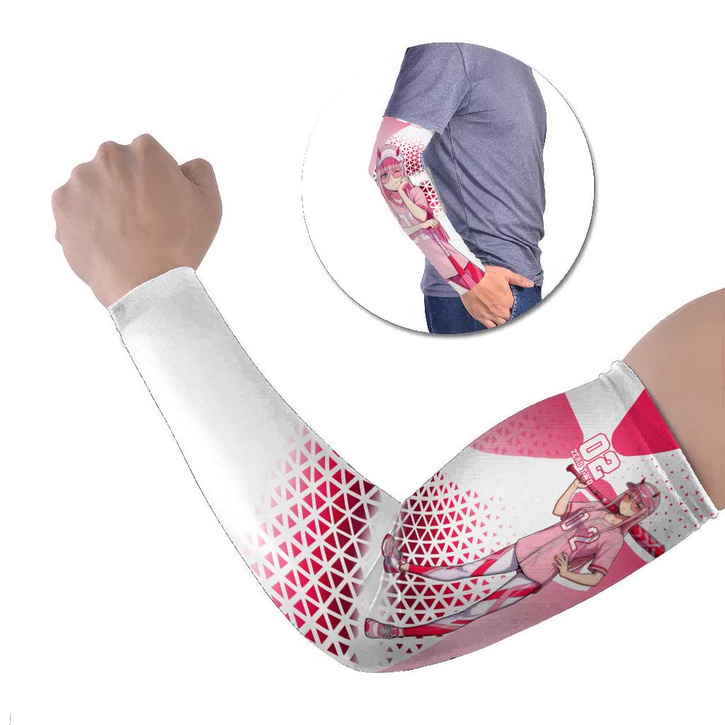 Zero Two Arm Sleeves Retro Baseball Anime Style
