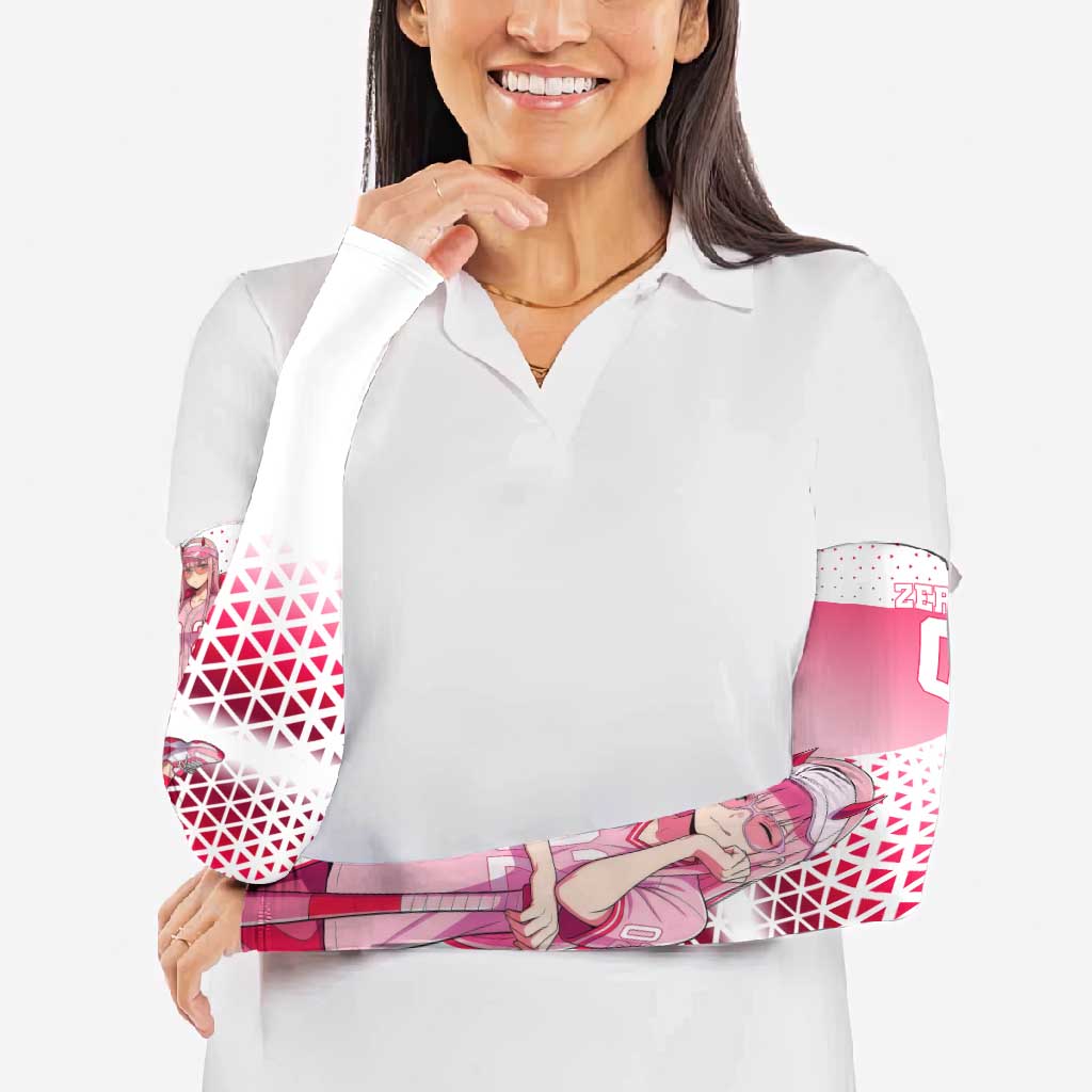 Zero Two Arm Sleeves Retro Baseball Anime Style