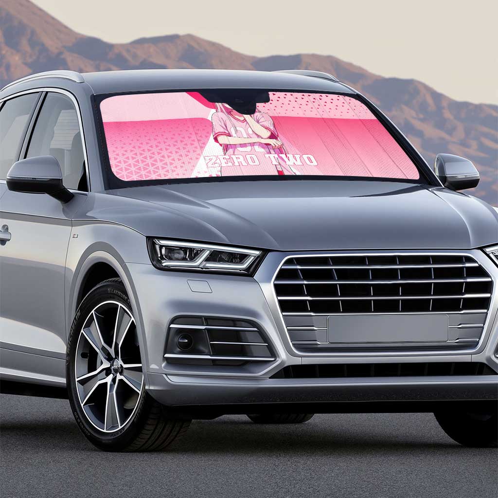 Zero Two Auto Sun Shade Retro Baseball Anime Style